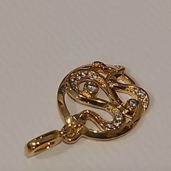 Authentic PANDORA *RETIRED* Pandora ME Pavé Snake Medallion 762301C01 - RARE - Picture 8 of 12